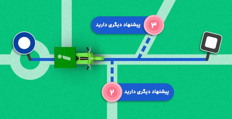 ارسال اشتراکی؛ سرویس حمل همزمان چند سفارش اسنپ‌باکس باشگاه رانندگان اسنپ